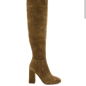 NWOT Free People Liberty Boot in Taupe Suede